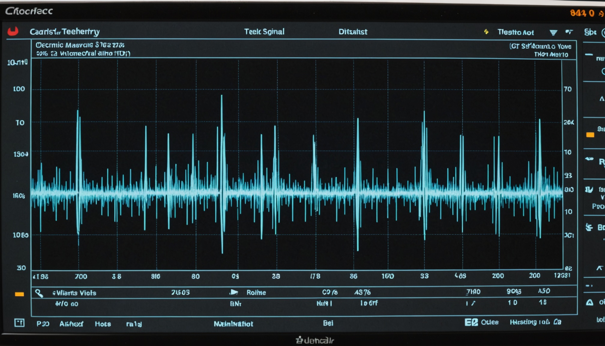 Artifact filtering in ICM telemetry data